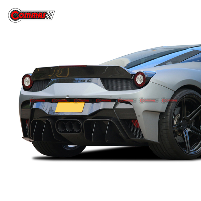Vorsteiner Style Carbon Fiber Rear Ducktail Wing For Ferrari 458