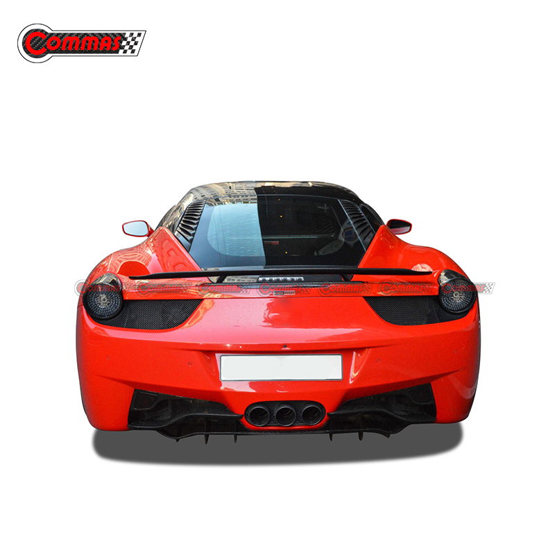 Novitec Rosso Carbon Fiber Rear Spoiler For Ferrari 458