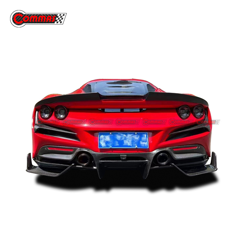 Mansory Style Carbon Fiber Rear Spoiler Wing For Ferrari F8