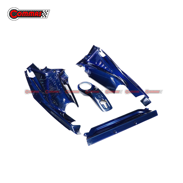 Mansory Style Carbon Fiber Engine Bay Dress up Kit Cover For Ferrari F8