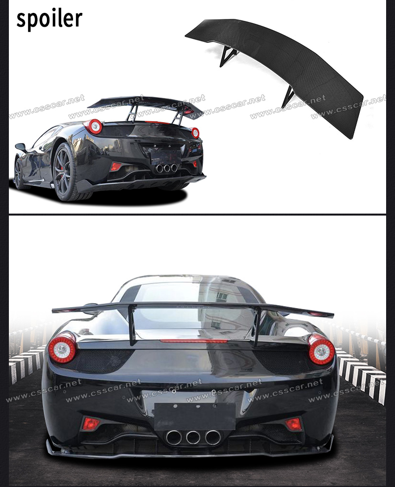 f458 gt rear spoiler