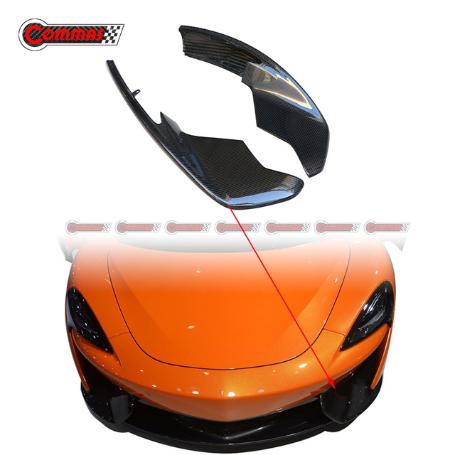 OEM Carbon Fiber Front Bumper Wrap Angle for McLaren 540C-570S