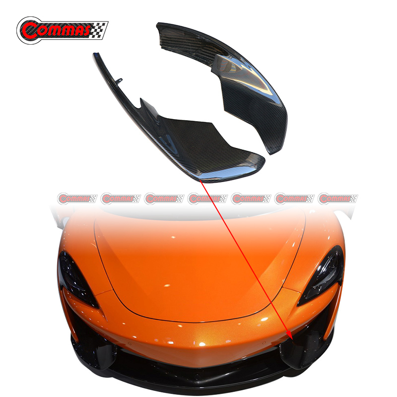 OEM Carbon Fiber Front Bumper Wrap Angle for McLaren 540C-570S