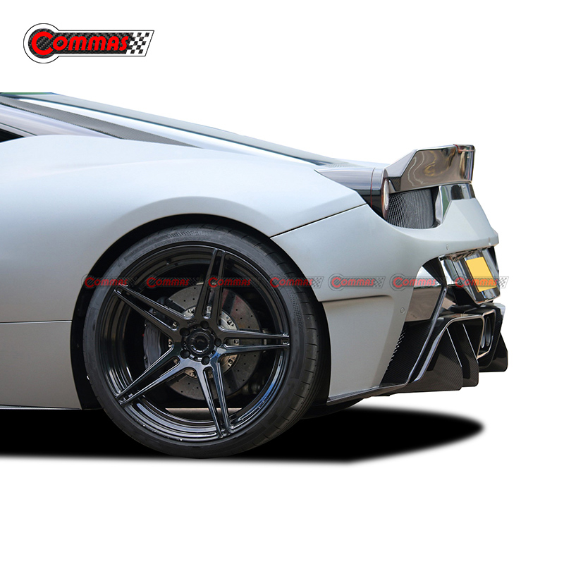 Vorsteiner Style Carbon Fiber Rear Ducktail Wing For Ferrari 458