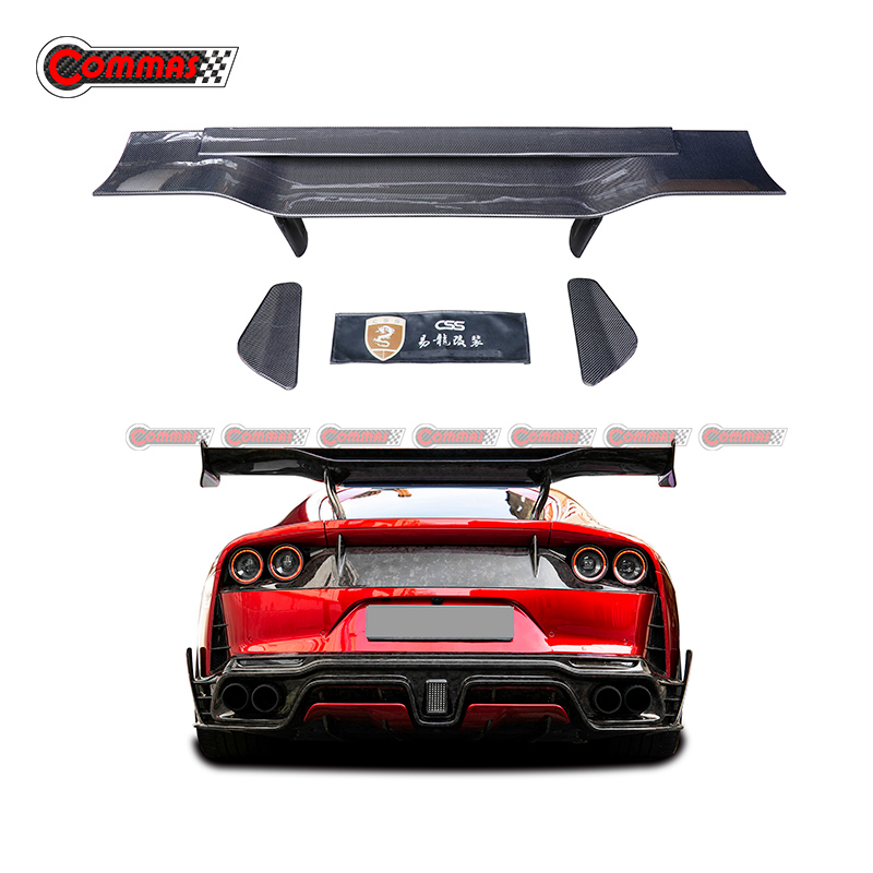 Mansory Style Carbon Fiber Rear Spoiler For Ferrari 812