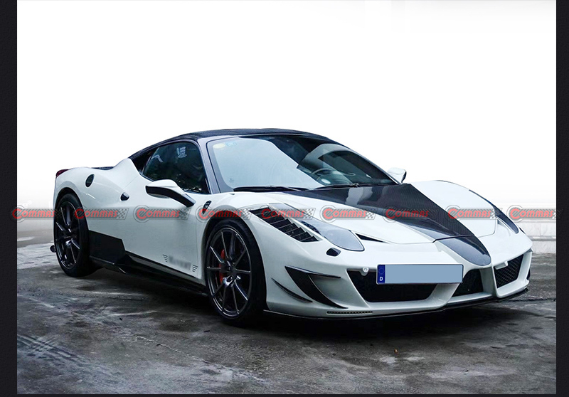 f458 mansory engine hood