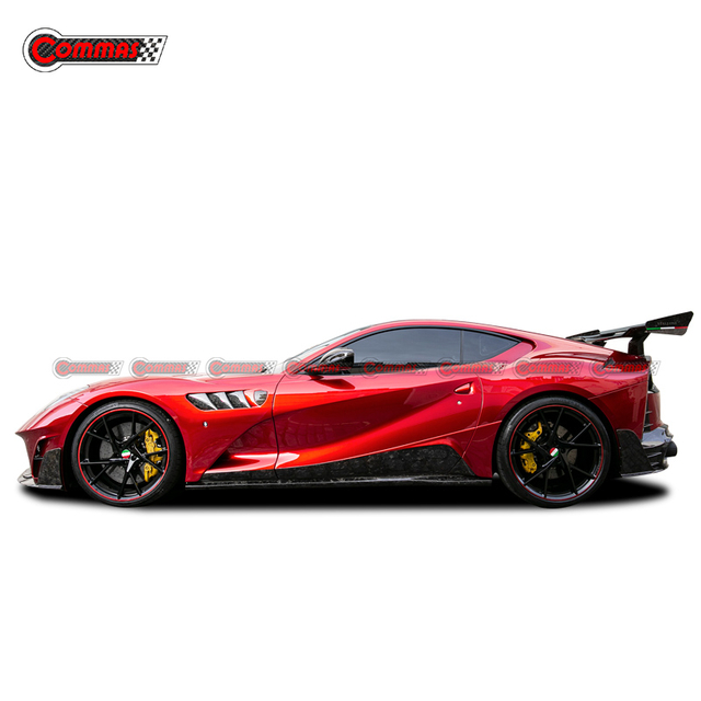 Mansory Style Carbon Fiber Side Skirts Fenders For Ferrari 812