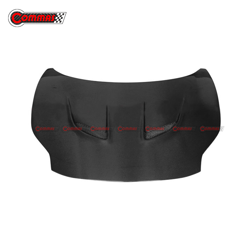 Black Sails Style Carbon Fiber Engine Cover For Ferrari 458