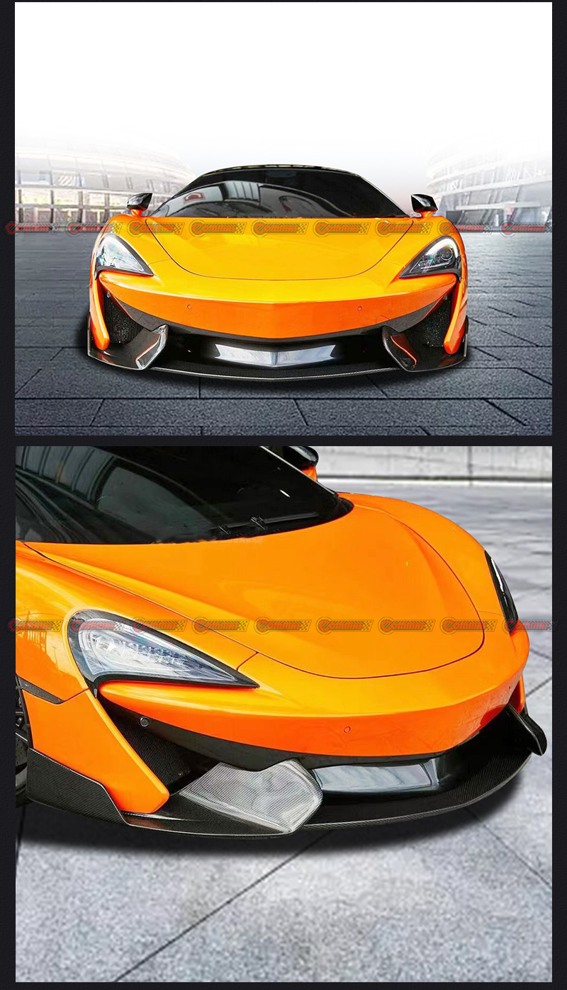 mclaren front bumper wrap angle