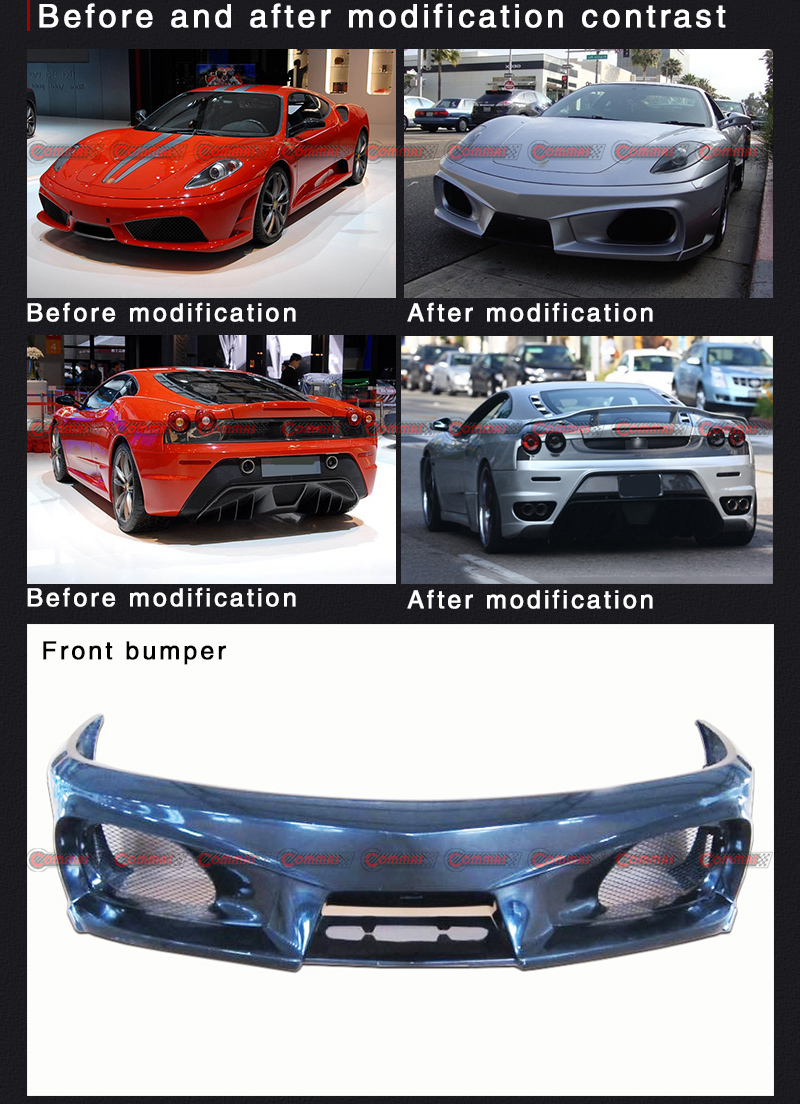 ferrari 430 veilside front bumper