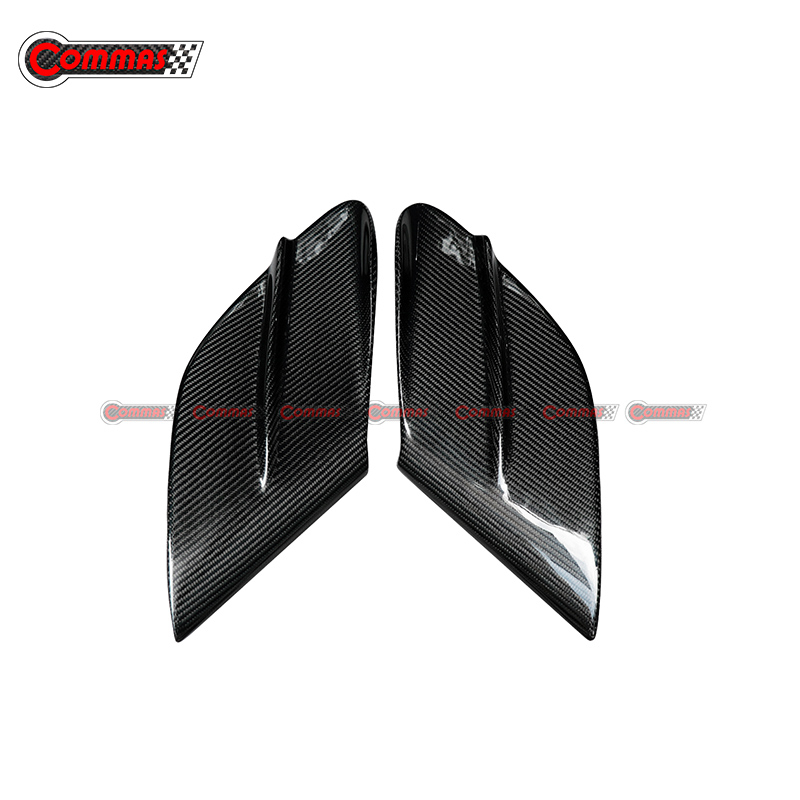 Mansory Style Carbon Fiber Front Bumper Side Vents For Ferrari 488