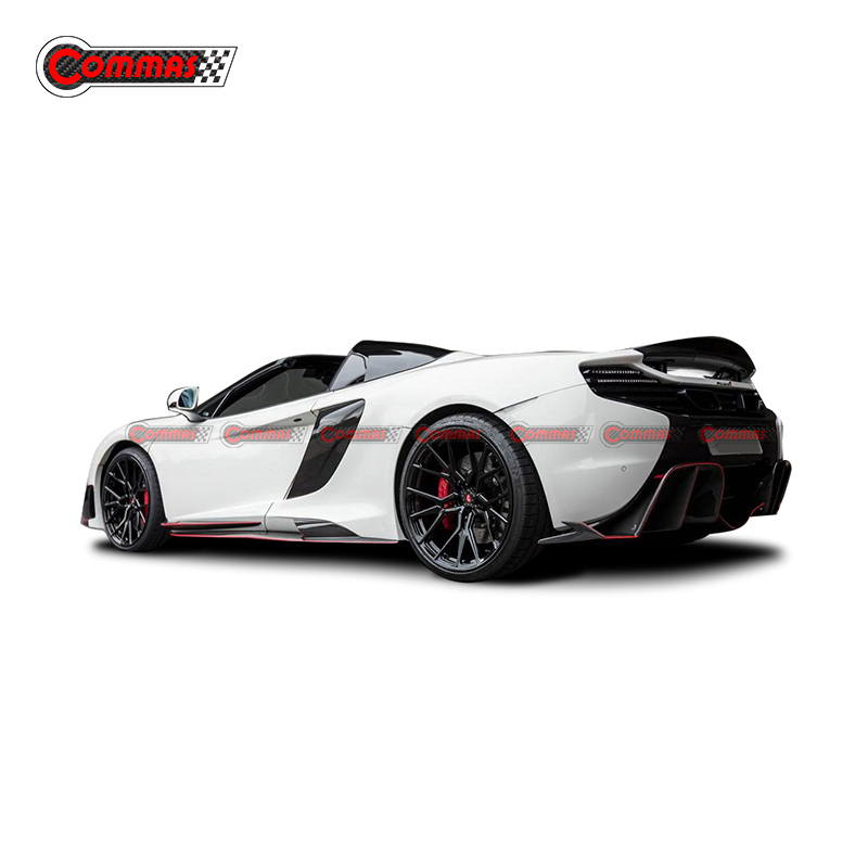 675LT Style Carbon Fiber Rear Side Skirts For Mclaren 650S