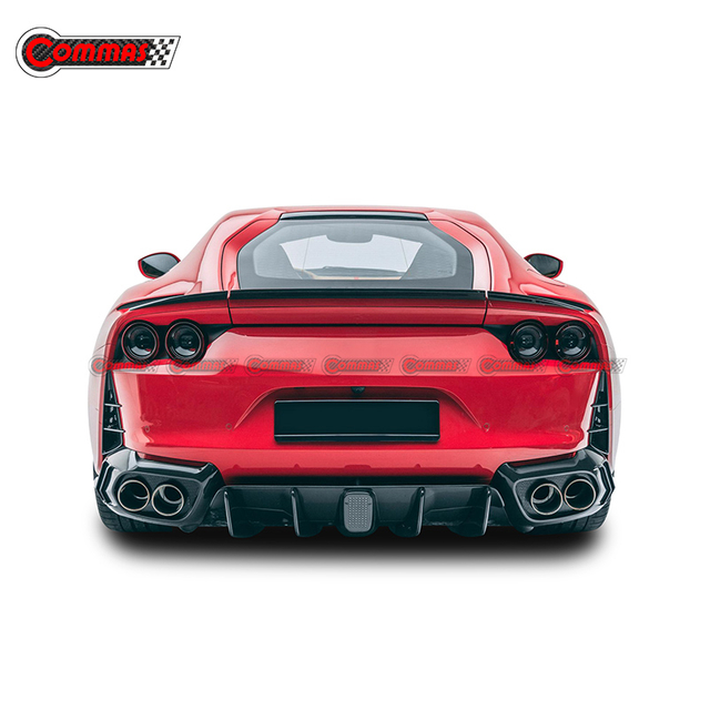 Mansory Style Carbon Fiber Rear Lip Diffuser Wing For Ferrari 812