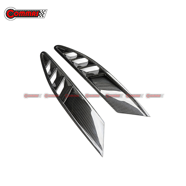 Carbon Fiber Front Bumper Side Vents For Ferrari 458
