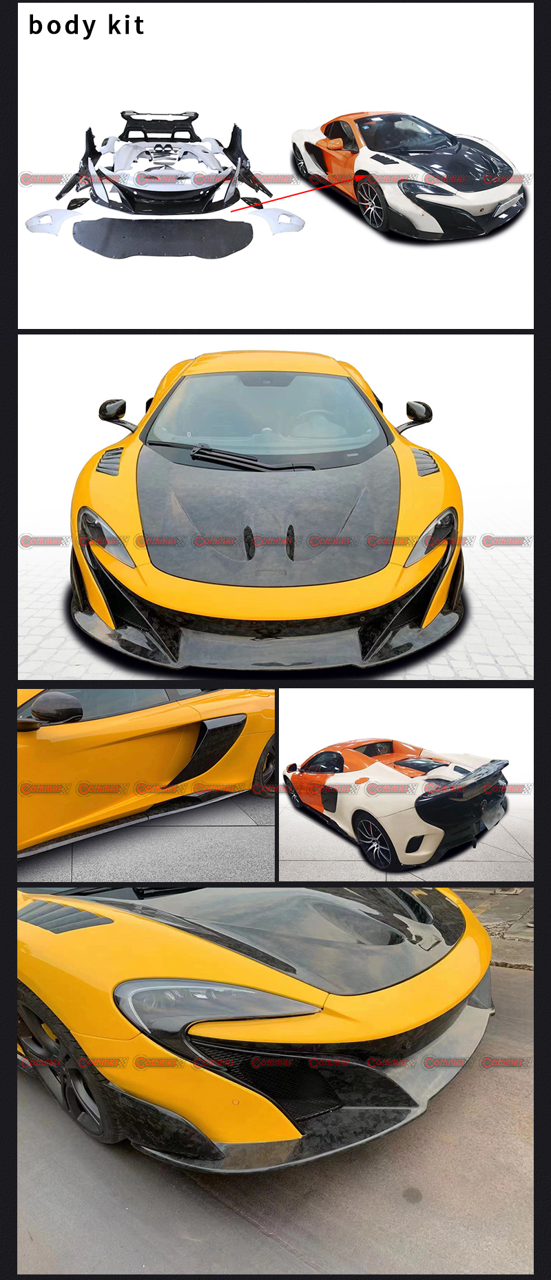 mclaren mp4 650s 675lt body kit