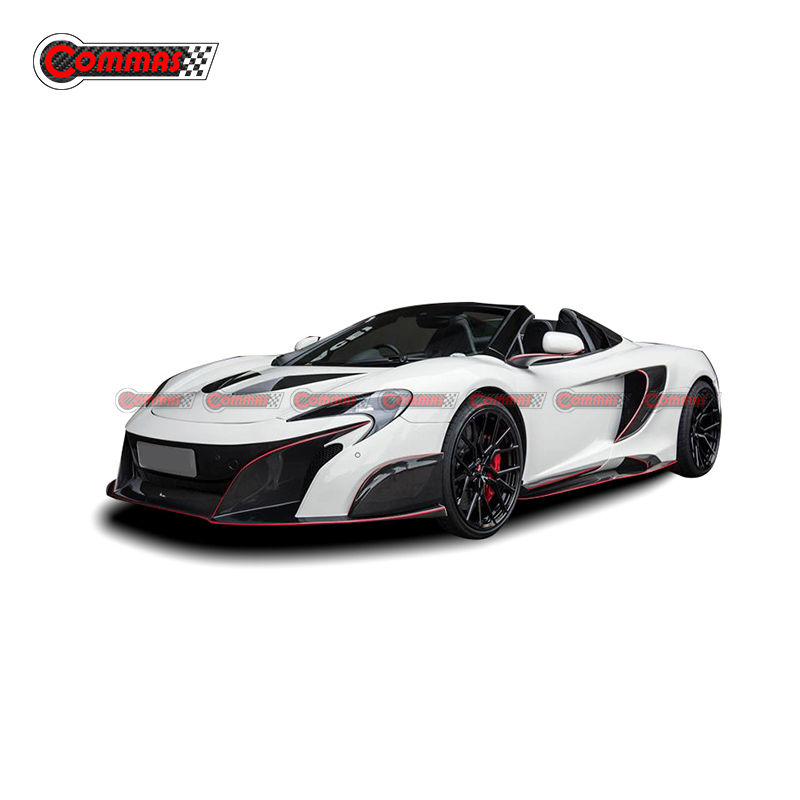 675LT Style Carbon Fiber Rear Side Skirts For Mclaren 650S