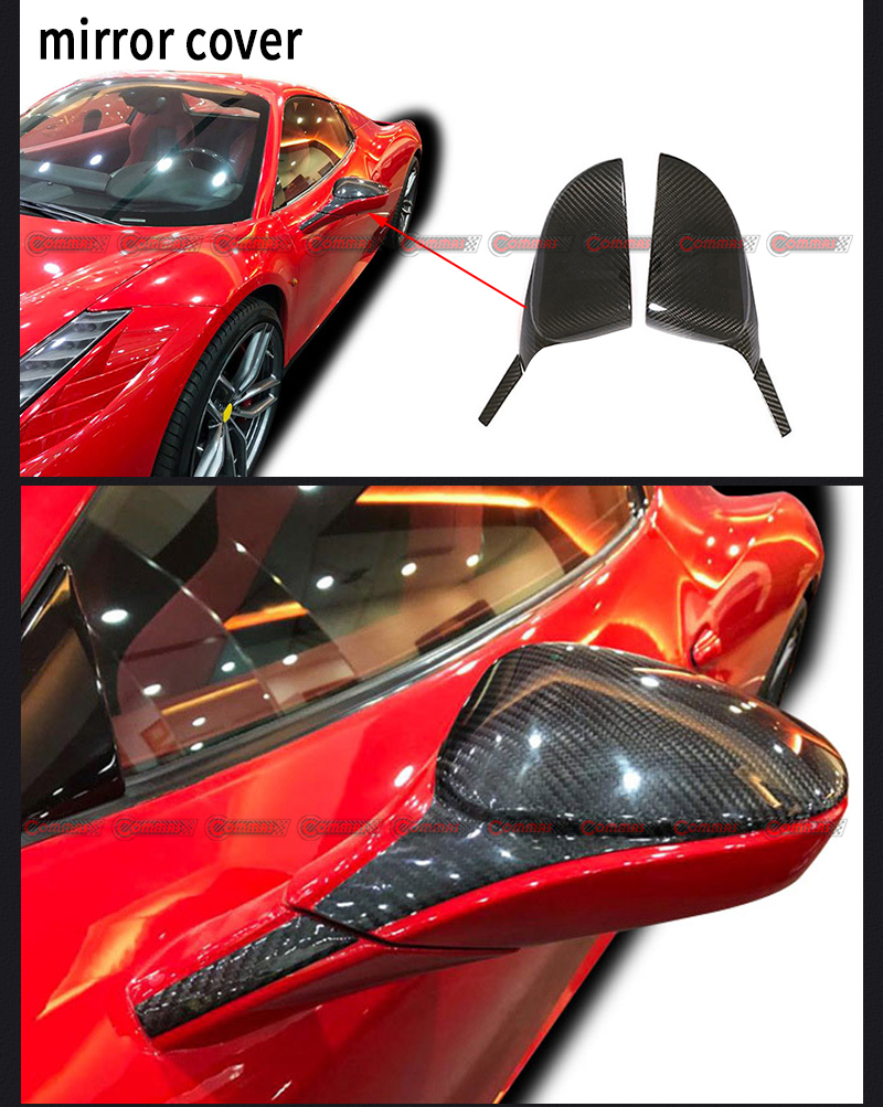 f458 rearview cover