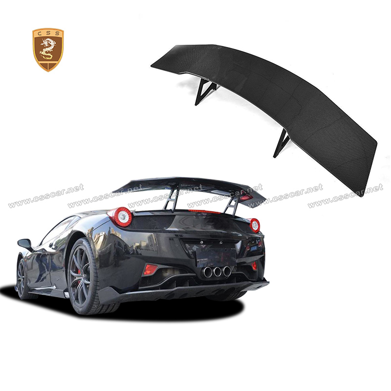 GT Carbon Fiber Rear Spoiler For Ferrari 458