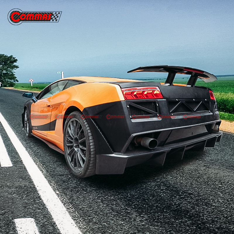 Racing Style Rear Bumper For Lambroghini Gallardo