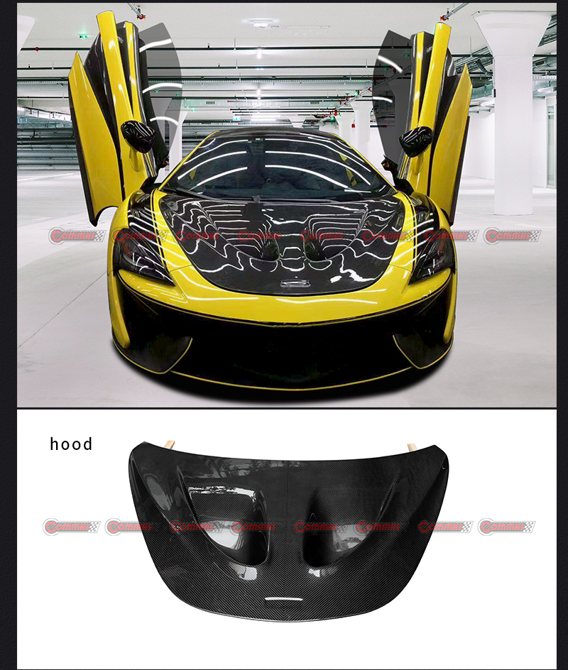 p1 style mclaren 540c engine hood