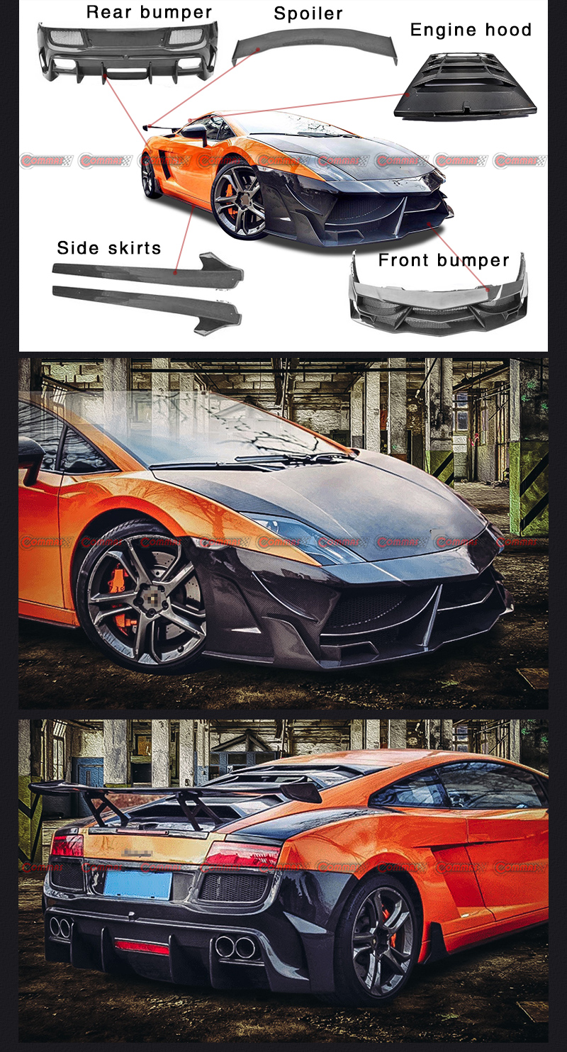 lp700 style lambroghini gallardo body kit