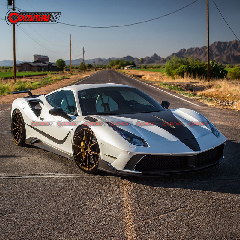 Mansory Style Carbon Fiber Fenders For Ferrari 488