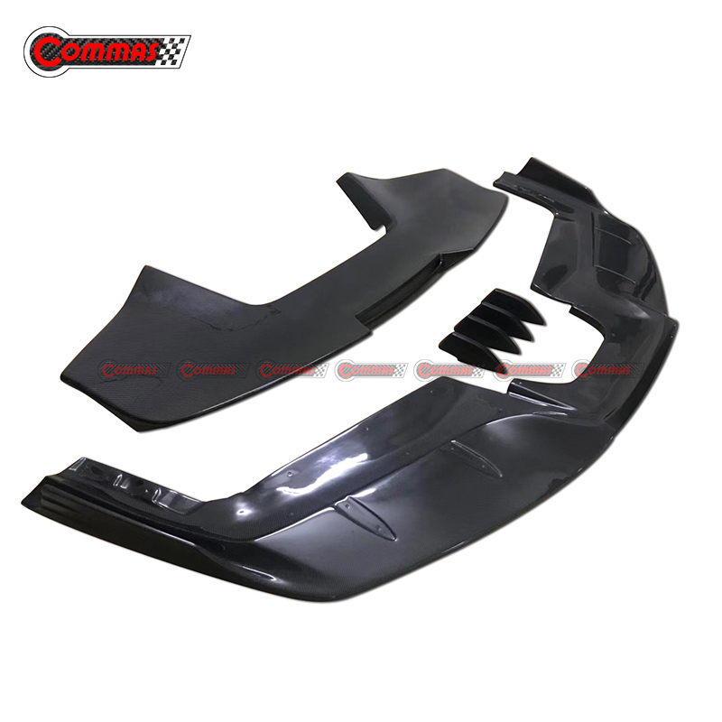 Rowen Style Carbon Fiber Front Lip For Ferrari 488 GTB