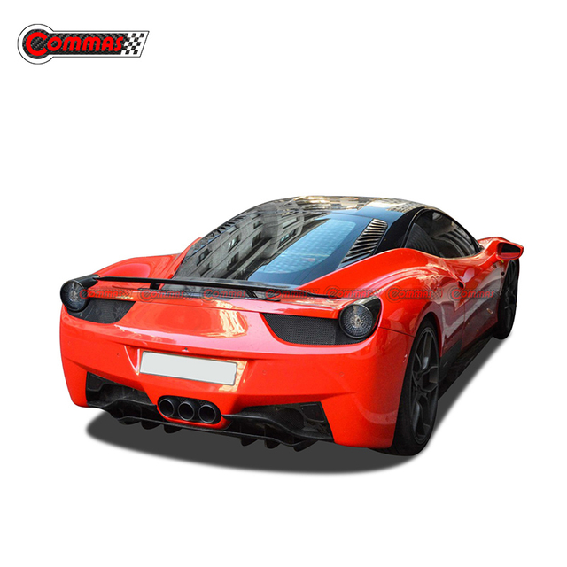 Novitec Rosso Carbon Fiber Rear Spoiler For Ferrari 458