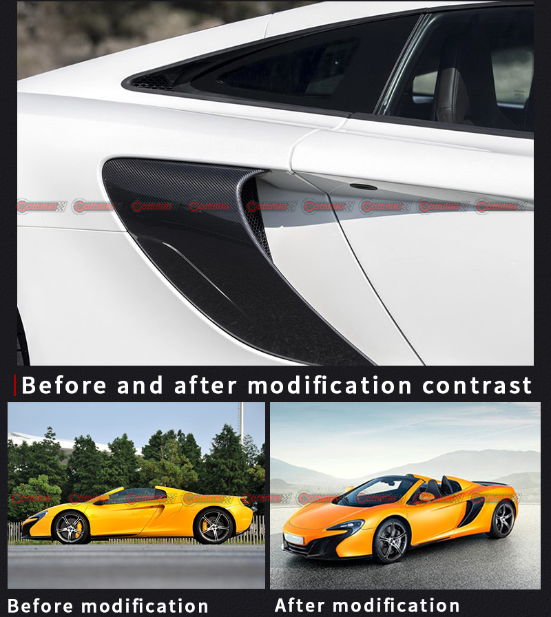 oem mclaren 650s side vents