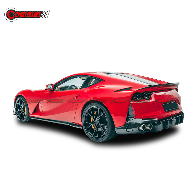 Mansory Style Carbon Fiber Rear Lip Diffuser Wing For Ferrari 812