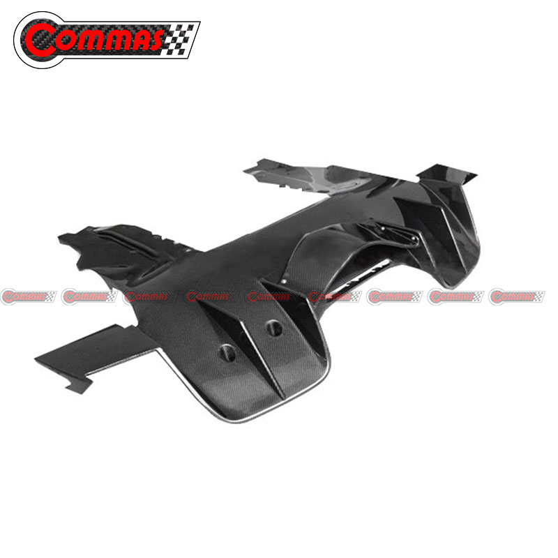 Black Sails Style Carbon Fiber Rear Lip Diffuser For Mclaren MP4 12C