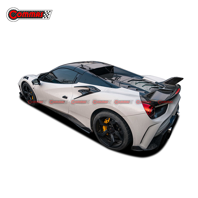 Mansory Style Carbon Fiber Trunk Cover For Ferrari 488