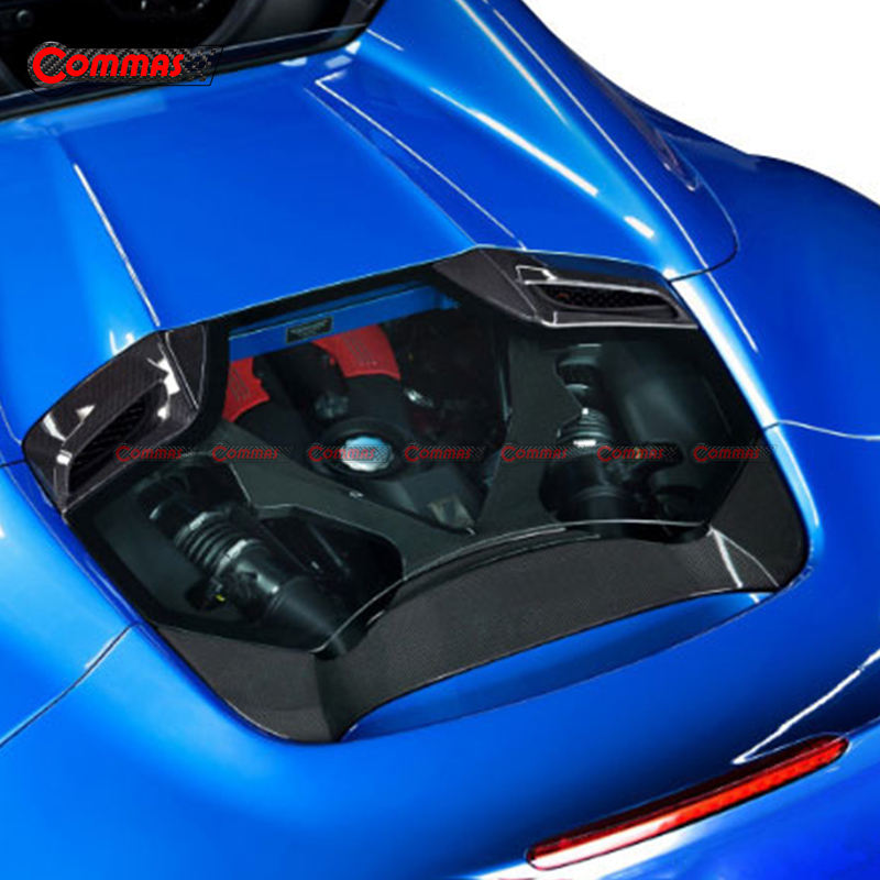 Capristo Style Engine Hood For Ferrari 488 GTB Spider