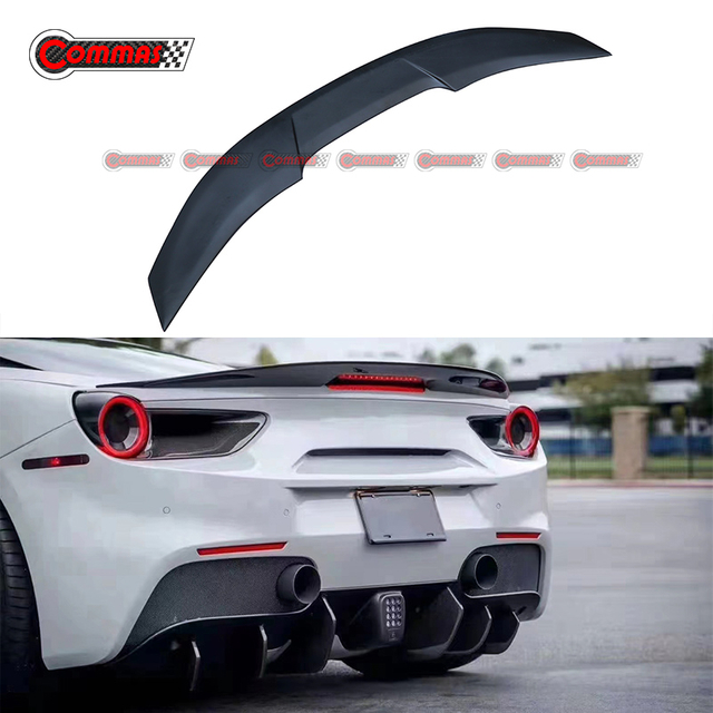 Vorsteiner Style Fiberglass Rear Wing Spoiler For Ferrari 488