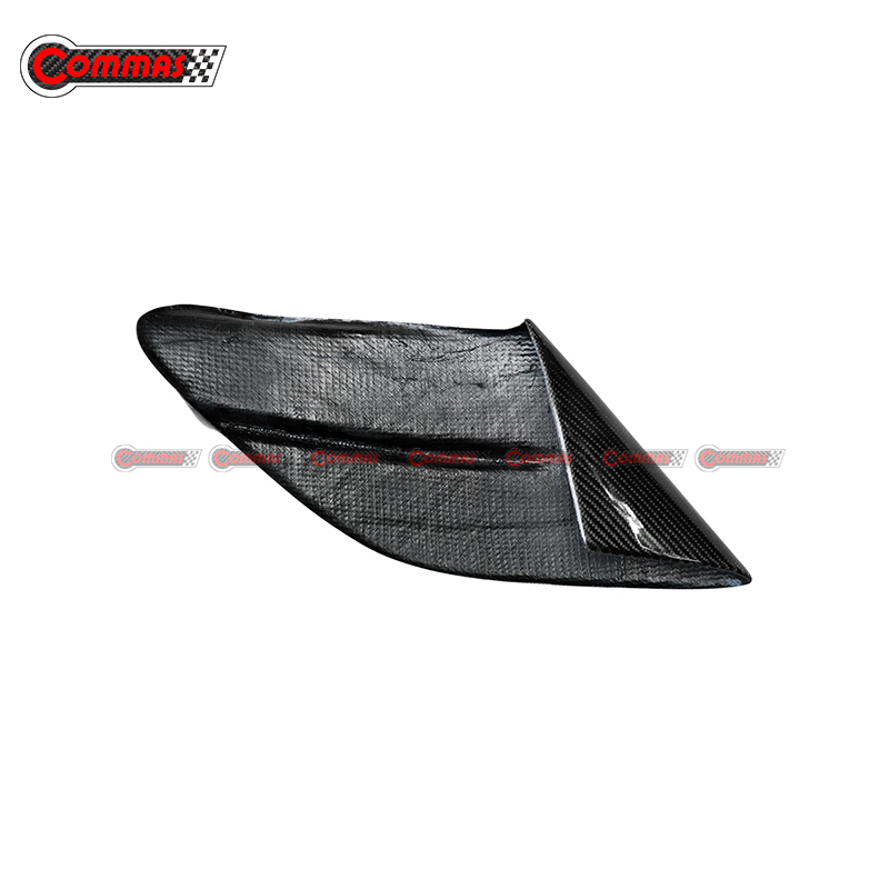 Mansory Style Carbon Fiber Front Bumper Side Vents For Ferrari 488