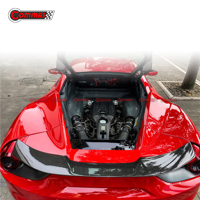 Vorsteiner Style Carbon Fiber Rear Ducktail Spoiler For Ferrari 488