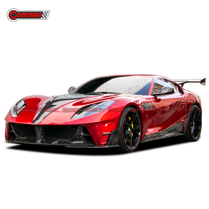 Mansory Style Carbon Fiber Side Skirts Fenders For Ferrari 812