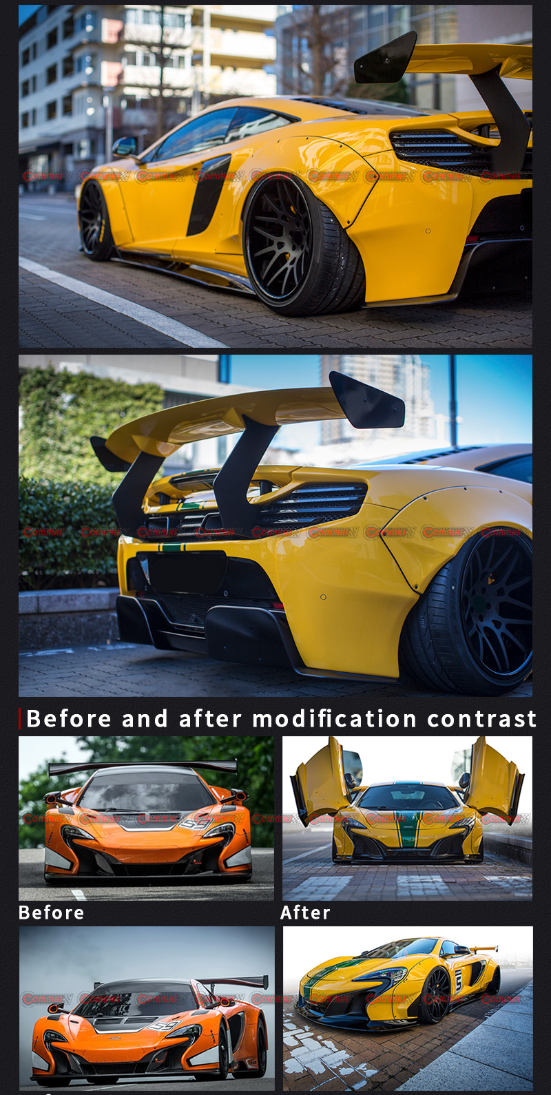 lb mclaren 650s body kit