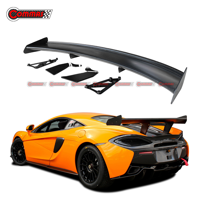 GT4 Style Carbon Fiber Rear Wing Spoiler For Mclaren 540C 570S