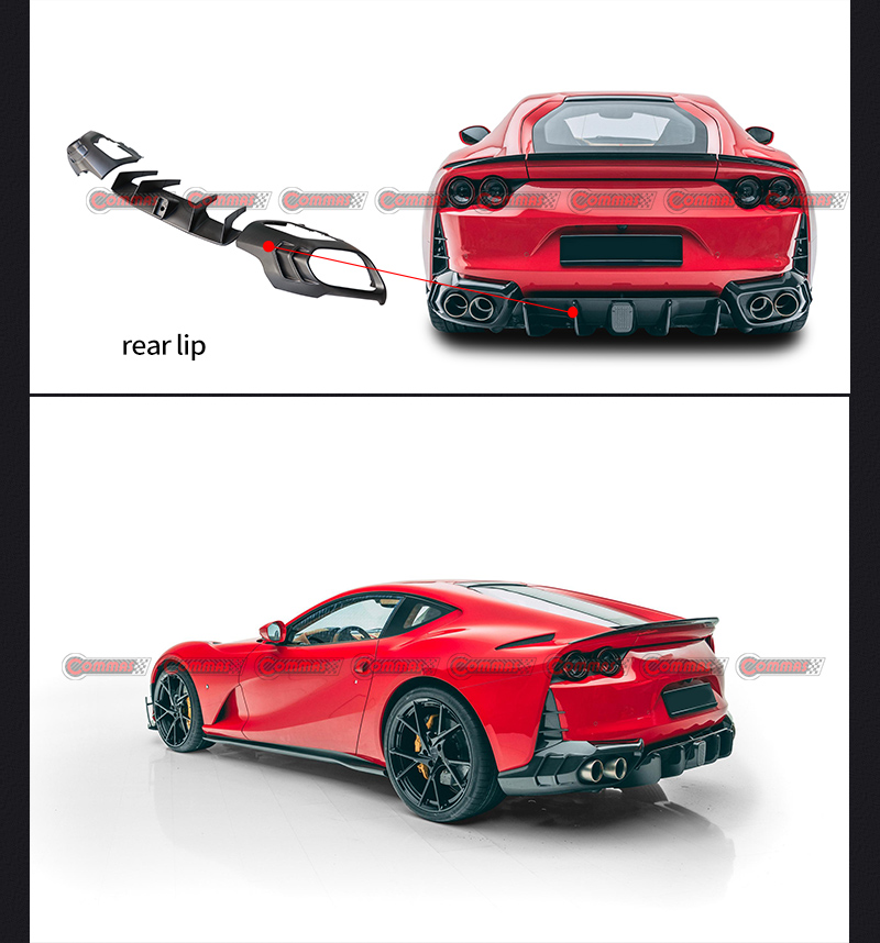 Rear Lip For Ferrari 812