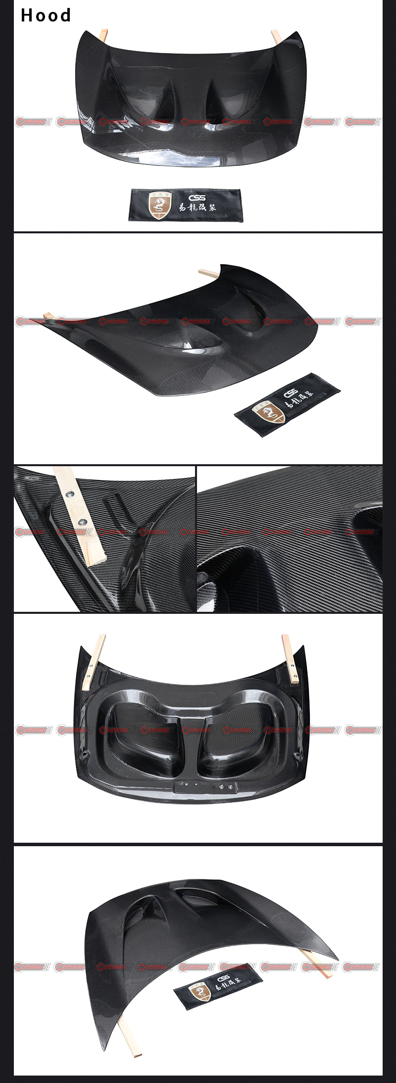 mclaren 650s p1 style engine cover