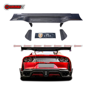 Mansory Style Carbon Fiber Rear Spoiler Wings For Ferrari 812