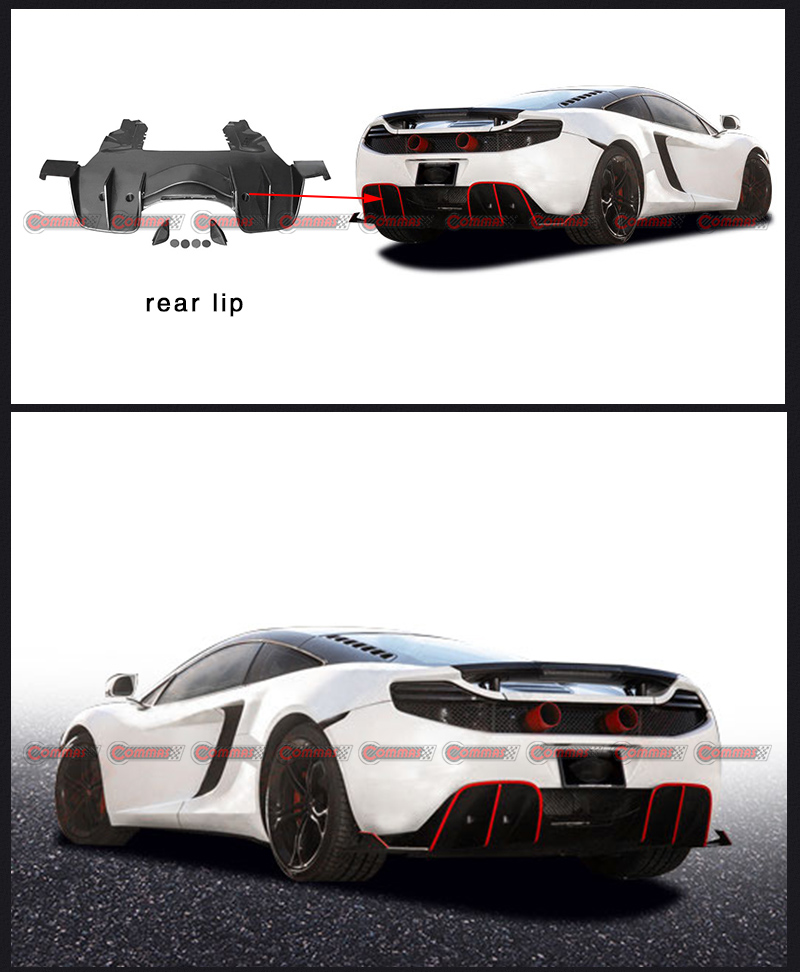 black sails mclaren mp4 12c rear lip