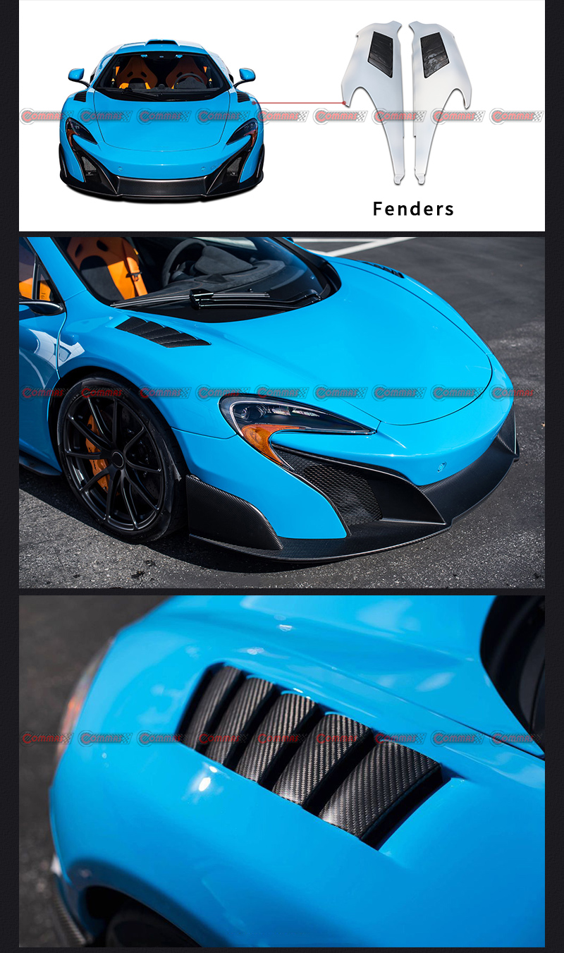 mclaren 650s car fenders