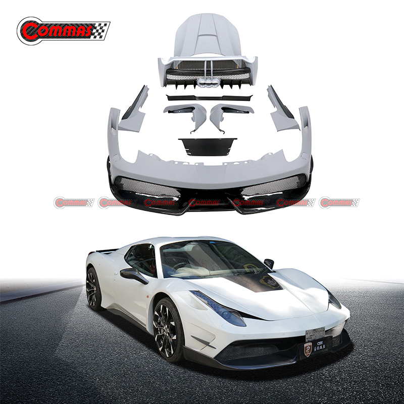 Misha Style Carbon Fiber Body Kit For Ferrari 458