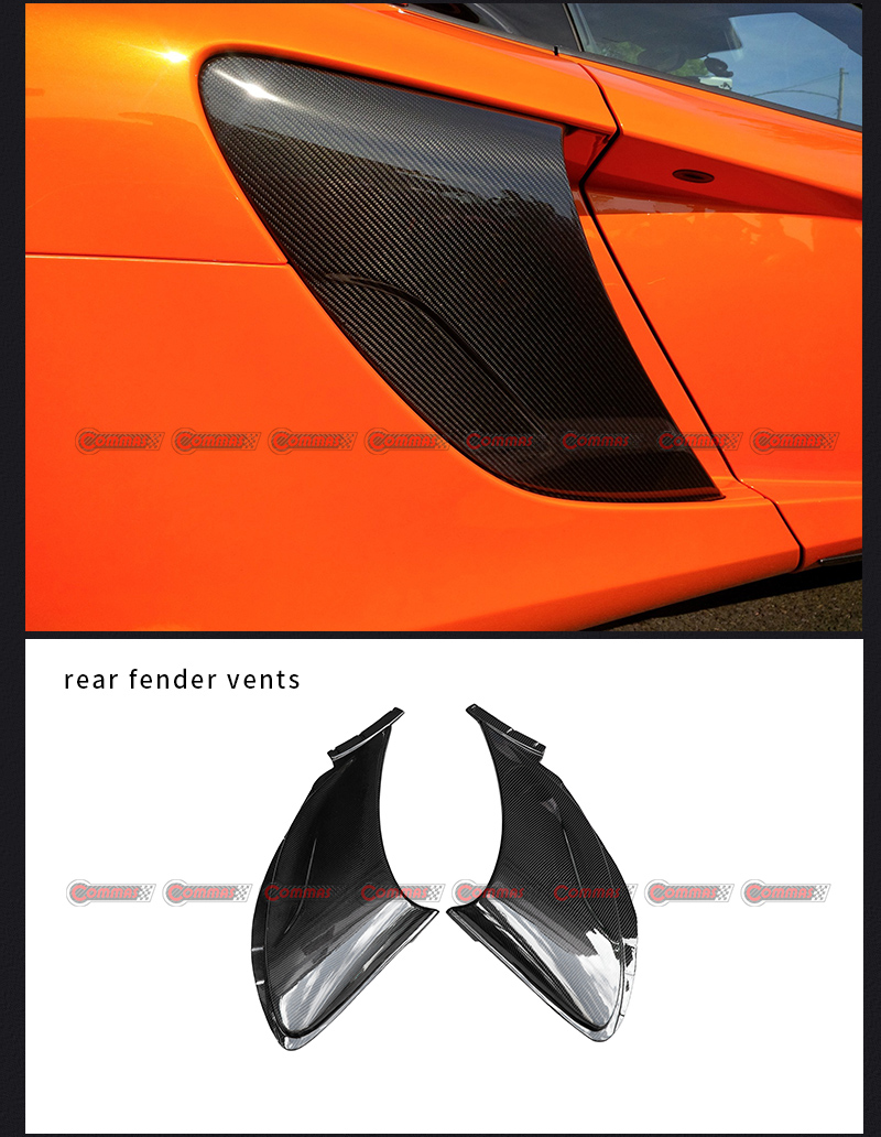 mclaren 650s fender vent side