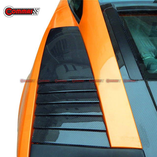 OEM Style Carbon Fiber Engine Side Vents For Lambroghini Gallardo LP550 LP560 LP570