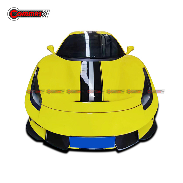 Pista Style Half Carbon Fiber Body Kit For Ferrari 488