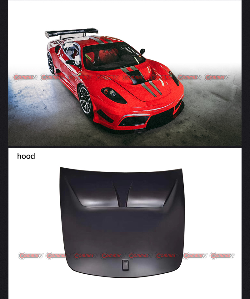 f430 gt3 engine hood