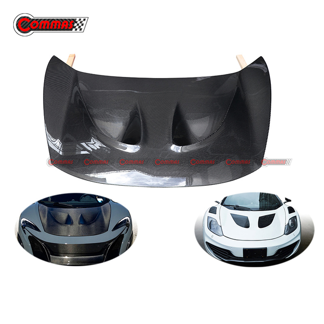 P1 Style Carbon Fiber Engine Cover Hood For Mclaren MP4 12C 650S